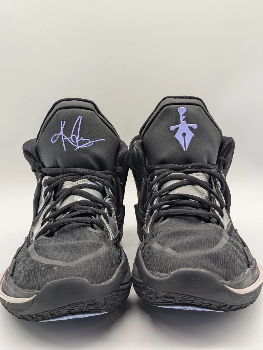 Mens Size 12 Nike Kyrie Infinity 8 Black Metallic Basketball Shoes CZ0204-005